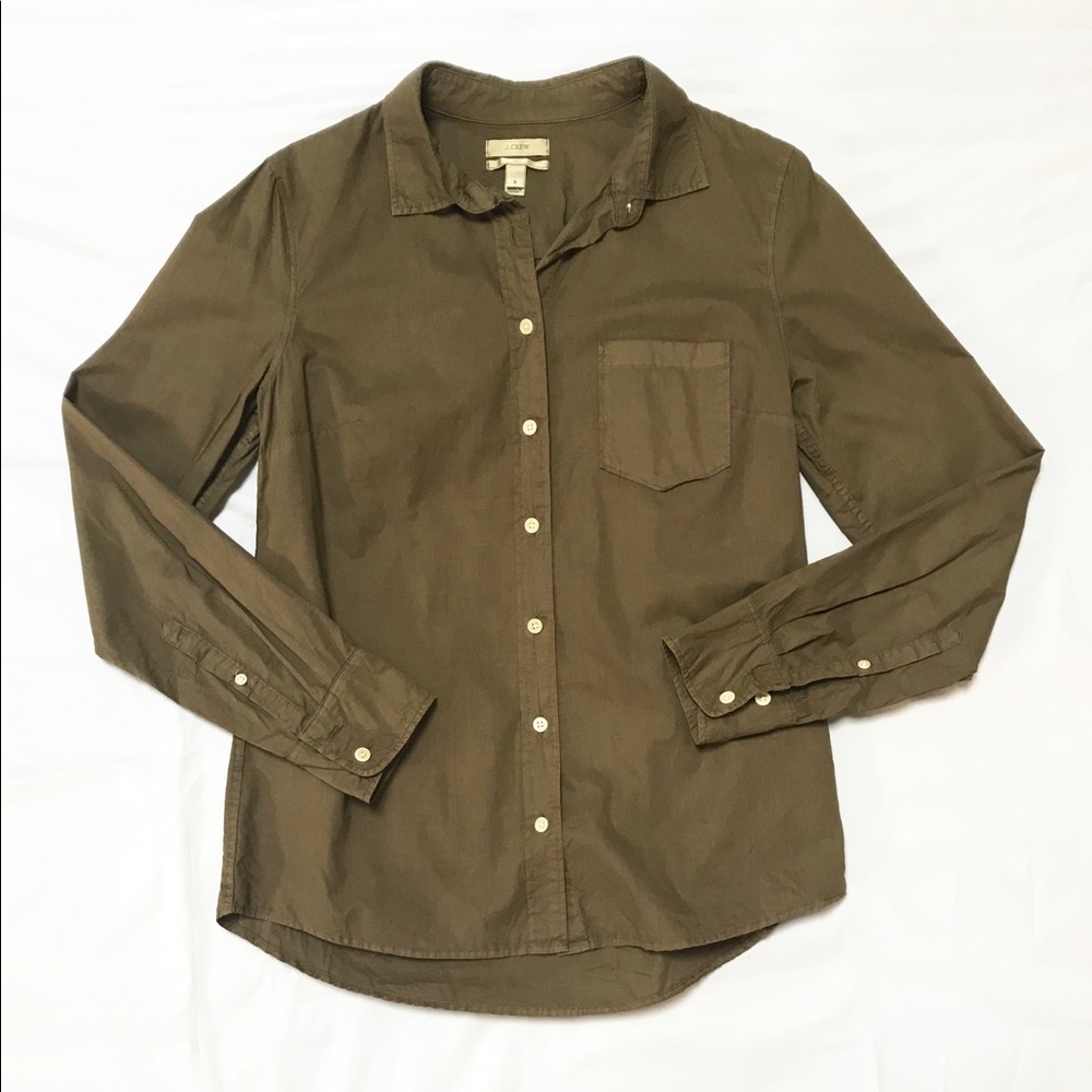 J Crew Boy Shirt (Size 6)